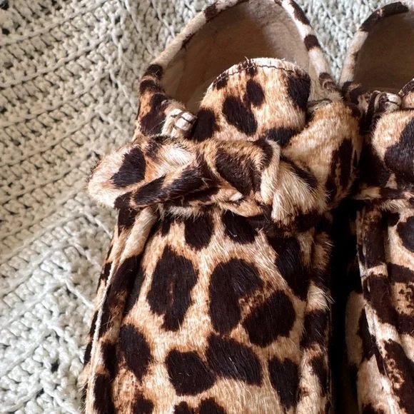 Loeffler Randall Tabitha Bracco knotted Chukka Animal Print Platform Shoes - Picture 9 of 16